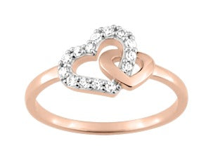Bague Double Cœur - Marcel Robbez Masson 137622.1R