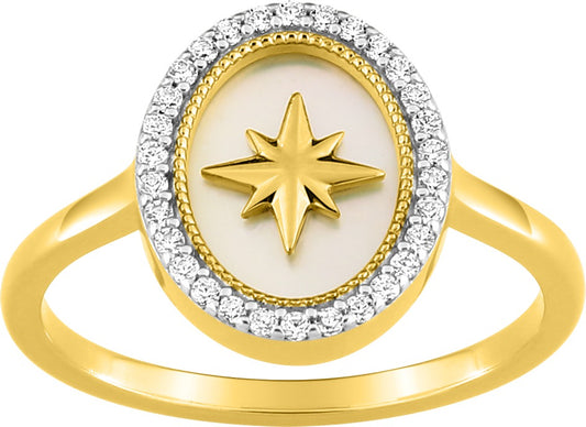 Bague Nacre Étincelle - Marcel Robbez Masson 137765.1