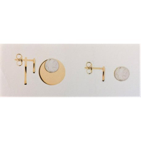 Boucles d'Oreilles Plaque Or by Nina Ricci