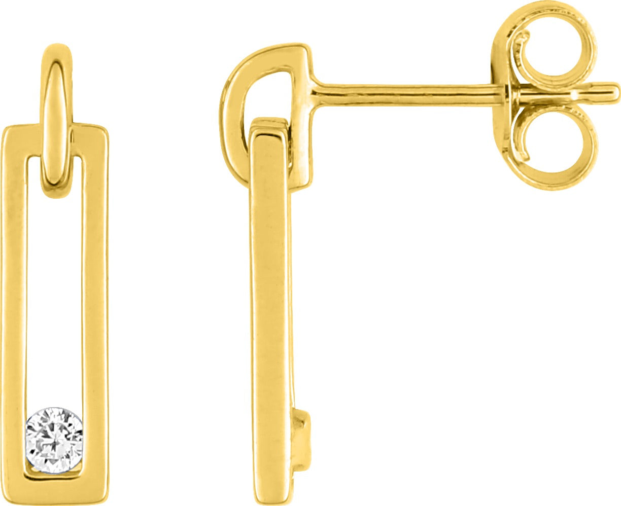 Boucles d'Oreilles Clous X - Marcel Robbez Masson 2.7172.Z0