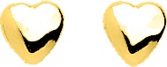 Boucles d'Oreilles Clous Cœur - Marcel Robbez Masson 24701V