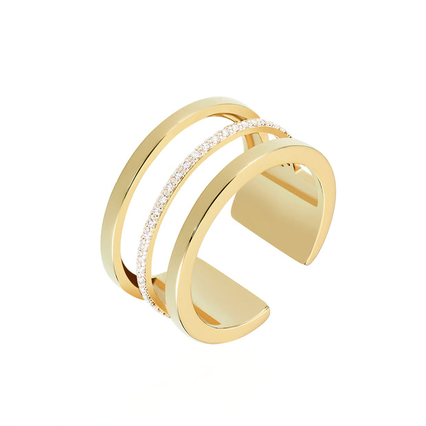 Bague Parallèles Les Précieuses 12mm - Les Georgettes 70305240108056