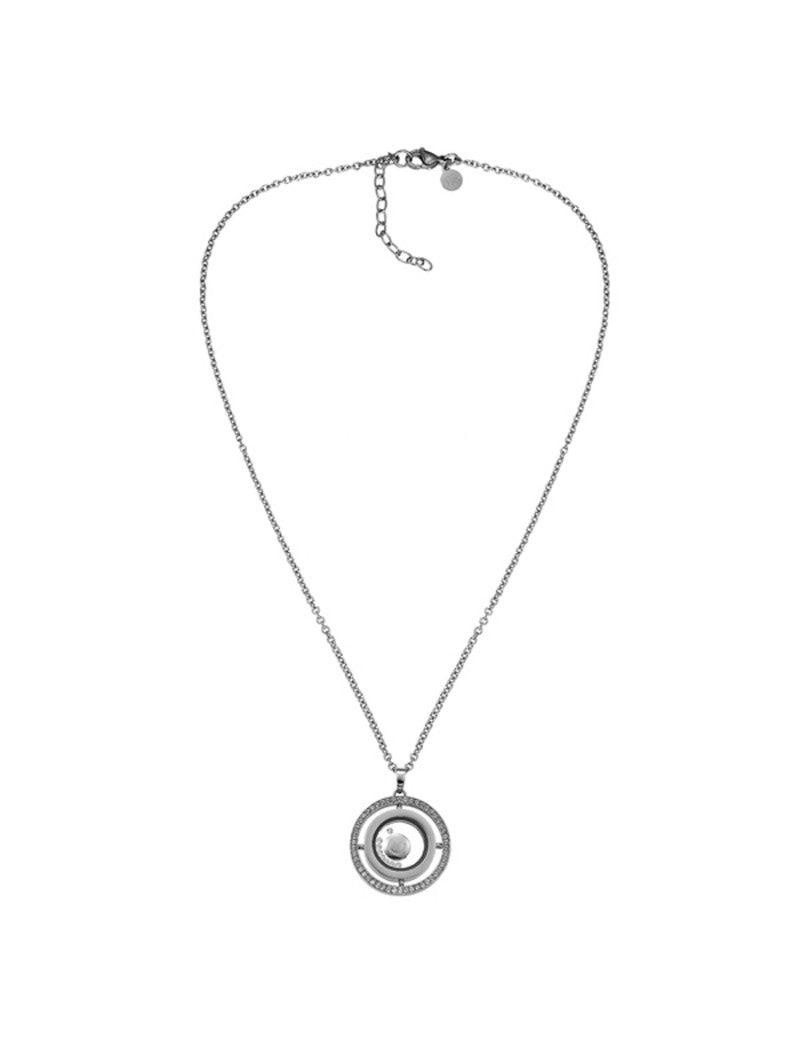 Collier en pierres swarovski et acier argenté- Femme CERRUTI 1881