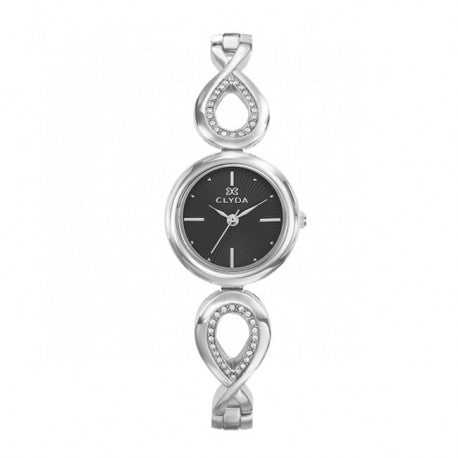 Montre Acier Bracelet Acier Pierres - Clyda CLA0699ZNPW