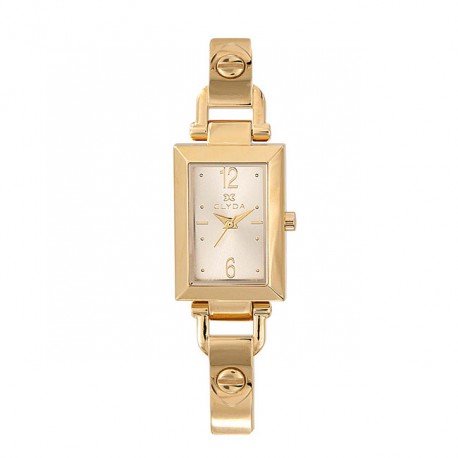 Montre Acier Dorée Femme - Clyda CLD0497PTPW