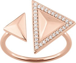 Bague Double Triangle - Marcel Robbez Masson