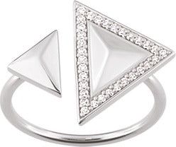 Bague Double Triangle - Marcel Robbez Masson