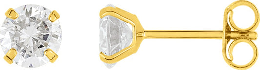 Boucles d'Oreilles Clous Or Jaune - Marcel Robbez Masson IB205JZ