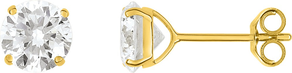Boucles d'Oreilles Clous Or Jaune - Marcel Robbez Masson IB206JZ