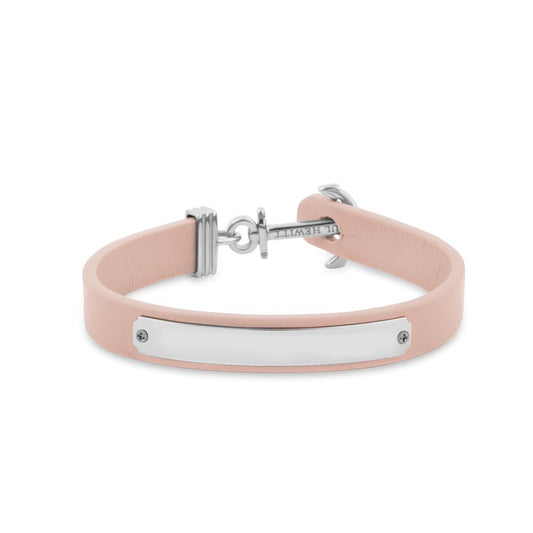 Bracelet Ancre Acier Cuir Rose - Paul Hewitt