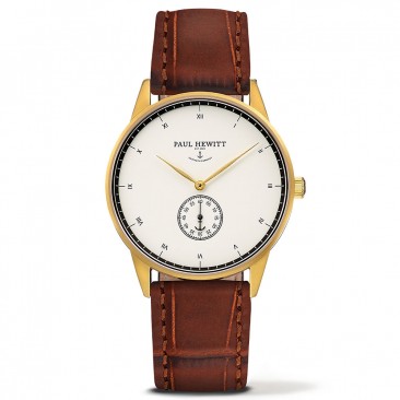 Montre Signature Line Unisexe Cuir - Paul Hewitt PH-M1-G-W-14M