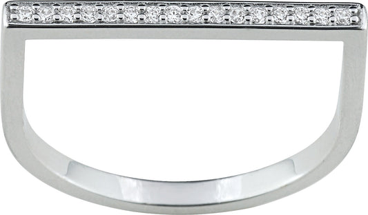 Bague en Oxyde Zirconium Argent - Marcel Robbez Masson S09.05106