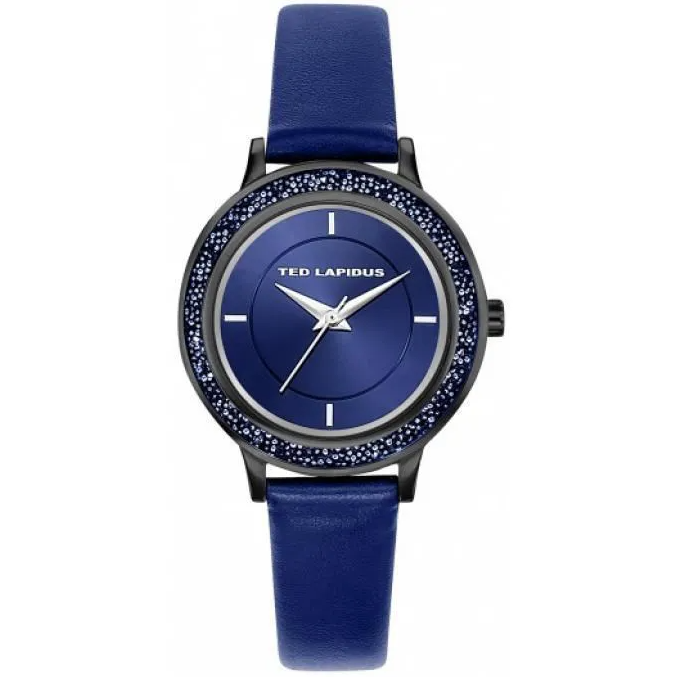 Montre Acier Bracelet Cuir Femme - Ted Lapidus A0728
