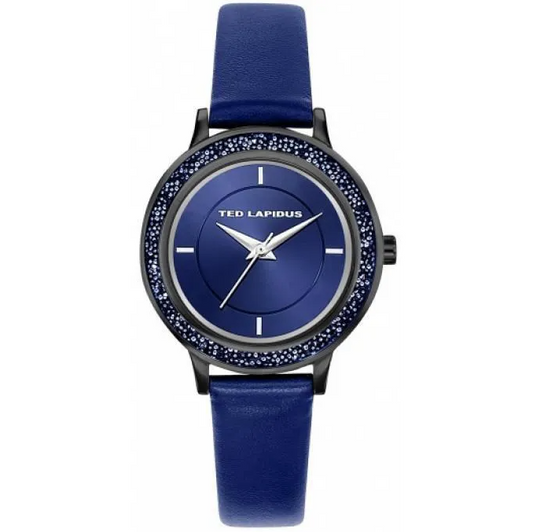 Montre Acier Bracelet Cuir Femme - Ted Lapidus A0728