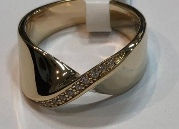 Bague Plaqué Or 750 - Bijoux GL