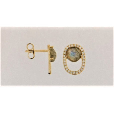 Boucles d'Oreilles Plaque Or by Nina Ricci