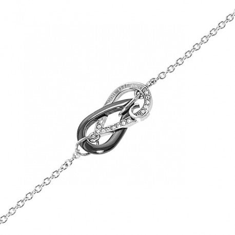 Bracelet Acier et Cí©ramique Noire by Cerruti 1881