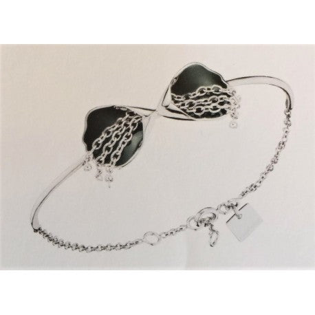 Bracelet Laque Femme - Argent Rhodie by Nina Ricci