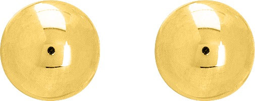 Boucles d'Oreilles Clous Boules Lisses 6mm - Marcel Robbez Masson 8032.6