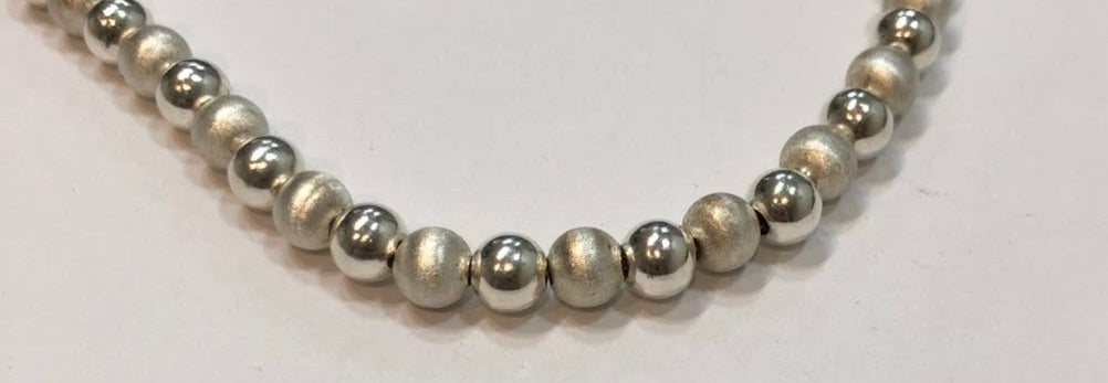 Collier Argent Perles Bicolor (MB2482) - GLa