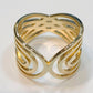 Bague Plaqué Or 70300200100 - Bijoux GL