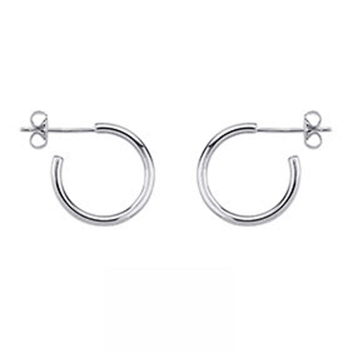 Boucles d'Oreilles Créoles Argent Augustine - Bijoux GL